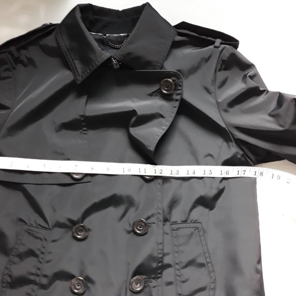 Banana Republic Clara Short Trench Coat Jacket szXS Classic Minimalist Old Money - Picture 8 of 11